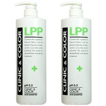 클리닉앤칼라 LPP 산성 샴푸, 1000ml, 2개