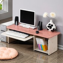 에비타코코 토스 좌식 1000 PC책상, 핑크워시