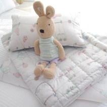 보떼하우스 유아솜베개+패딩이불(솜 미포함)+차렵패드, 코코블루
