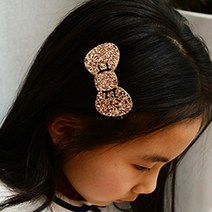 핸날 큐티리본 집게핀