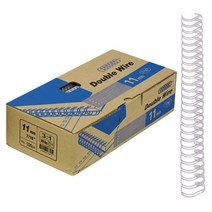 카피어랜드 3:1 제본 와이어링 100개입, 11mm, 흰색
