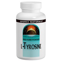 소스내츄럴스 L-타이로신 프리-폼 파우더 글루텐 프리 무설탕, 100g, 1개