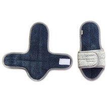 캐치맙 양면 청소실내화 네이비, 1개