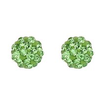 골드팡 여성용 14k 미러볼 귀걸이 6mm 1쌍