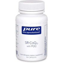 퓨어인캡슐레이션 SR-CoQ10 PQQ 캡슐 글루텐 프리, 60개입, 1개, 60정