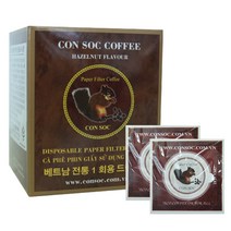 콘삭 페이퍼필터 헤이즐넛향 커피, 7g, 10개