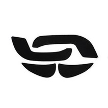 이모션 베이직 검정원단 화이트테두리 도어커버, 현대, 제네시스G70