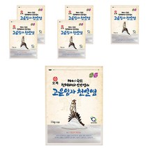 [오복] 신안 천일염 고운입자, 1kg, 6개