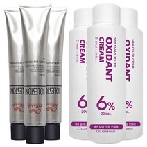 웰라 뉴콜레스톤 퍼펙트 퓨어컬러 염색약 80g + 산화제 100ml, 로즈 14/5, 3세트