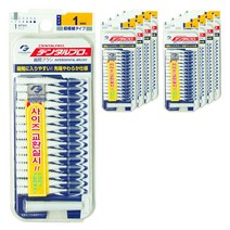 잭스 덴탈프로 치간칫솔 1호, 15개입, 9개