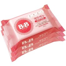 비앤비 얼룩 제거용 세탁비누, 3개