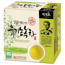 쌍계명차 김동곤 명인이만든 유기농 녹차, 1.2g, 40개