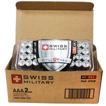 스위스밀리터리 AAA건전지, 40개입, 1개