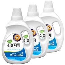 아토세이프 유아 섬유 세제, 3개, 2L