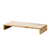 포메리트 삼나무 1단 홈파인 모니터받침대 520 x 230 x 75 mm