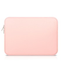 플럭스 가죽 방수 맥북 노트북 파우치 핑크(PINK), 15in