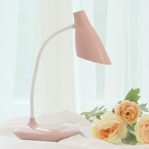 아이린 충전식 무선 전구형 LED 스탠드 IR900, 핑크 IR900P