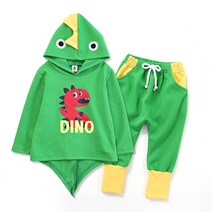 골든래빗 아동용 뉴디노 긴팔 상하 바지세트