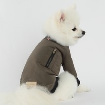 에이미러브즈펫 반려동물 엑스 항공점퍼, 카키