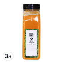 딜리셔스마켓 터머릭 분말 향신료 대형, 500g, 3개