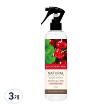 홈닥터 내추럴 룸 스프레이 블랙체리 민트, 250ml, 3개