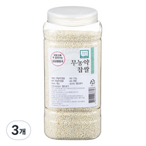 월드그린 싱싱영양통 무농약 찹쌀, 2kg, 3개