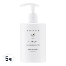 에스네이처 블랑쉬 클렌징젤, 260ml, 5개