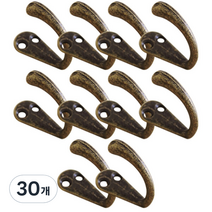 리버그린 엔틱 세로형 옷걸이, 30개