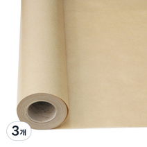 꽃 포장 롤 크라프트지 80g, 3개
