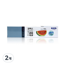 코멕스 슬라이딩 커터 위생랩 22cm x 100m, 2개