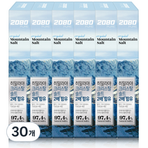 2080 크리스탈 마운틴 솔트 퓨어 플러스 치약, 150g, 30개