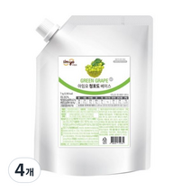 아임요 청포도베이스, 4개, 1000ml