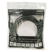 키디지털 HDMI 모니터 케이블 KD-Pro9, 1개, 2.7m