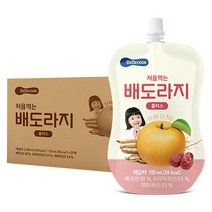 베베쿡 처음먹는 배도라지 플러스 주스 120ml, 배+도라지 혼합맛, 20팩