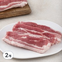 두툼한 고깃집 삼겹살 멕시코산 (냉장), 1kg, 2개