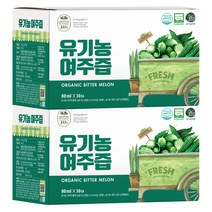 유기농마루 여주즙 30p, 2개, 2400ml