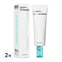 어바웃톤 라잇풀 듀이 선 에센스 SPF50+ PA++++, 50ml, 2개