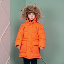 마리앤모리 아동용 코비 리얼 라쿤 퍼 점퍼