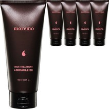 모레모 미라클 2X 단백질 헤어팩 극손상 트리트먼트, 180ml, 5개