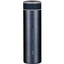 에이비티 온도표시 보온보냉 텀블러, 다크블루, 500ml