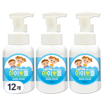 아이뽀들 핸드워시 파우더향, 300ml, 12개