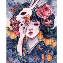 모모링크 DIY 어덜트 집순이 명화 유화그리기 세트, Y5822