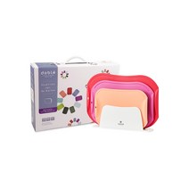 도블레 칼집걱정 하지도마 패키지 레드 세트, 1세트, 살구 소 + 인디핑크 둘 + 핫핑크 대 + 거치대 + 선물박스