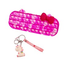 달모아 뽁뽁이 말랑이 푸쉬팝 필통 케이스, C