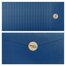 체리쉬 영아트 감사 봉투 20p + 스티커 30p, 네이비(봉투), 하트(스티커), 1세트