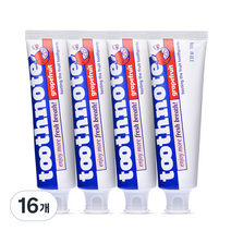 투스노트 테라피 치약 자몽향, 100g, 16개