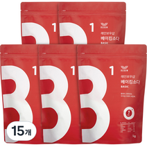 레인보우샵 베이킹소다 베이직, 1kg, 15개