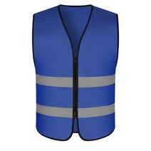 미화부장 안전 신호수 현장 작업 조끼 파란색 05, 1개