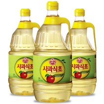 오뚜기 사과식초, 3개, 1.8L