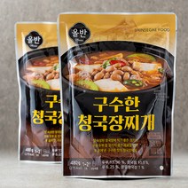 올반 키친 구수한 청국장찌개, 480g, 2개